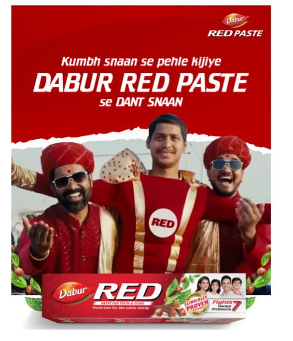 Dabur Red Paste revolutionises oral care at Kumbh 2025 with ‘Dant Snan ...